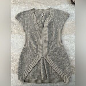 Oblique Bodycon Sweater in Gray
